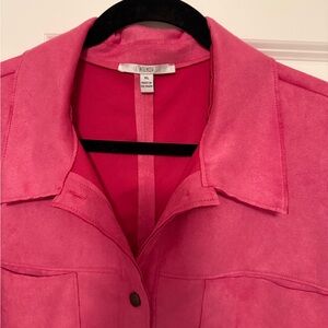 Pink Suede Women's Jacket
